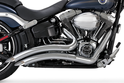vance and hines softail exhaust for frankenstein trike kit for harley davidson
